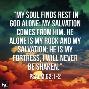 God is my rock